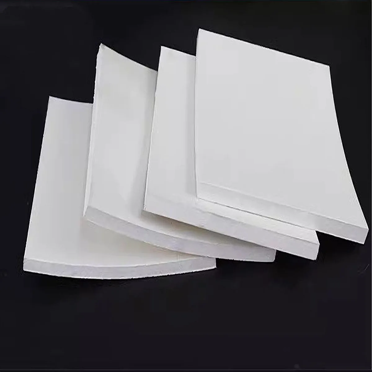 White Natural Rubber Sheet 1-30mm Thick Wear Acid Alkali Resistant Pad Mat 100x100 200x200 300x300 200x500mm Customizable