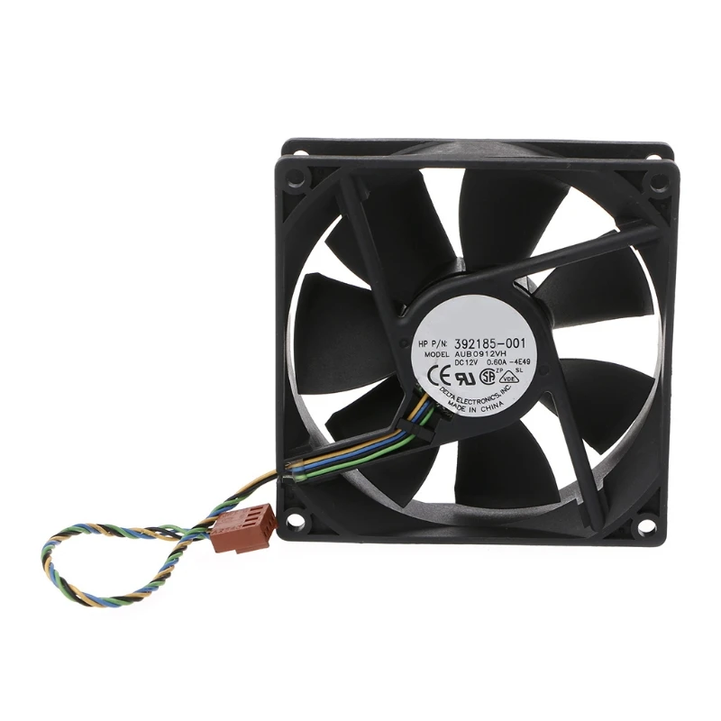 DC Brushless PWM Fan AUB0912VH 9CM Cooling 90mm DC12V 0.6A Cooler Fan 90x90x25mm 4P Hydraulic Bearing 4000r For Delta