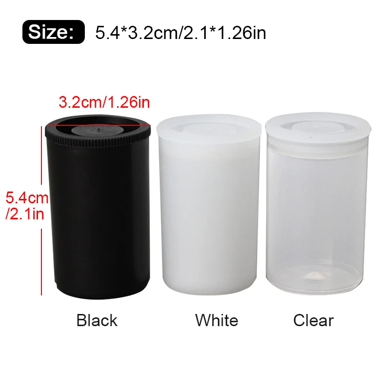 10 Chiếc Đa Năng Bình Rỗng Có Nắp Phim 35Mm Lon Lọ Đựng Sơn Màu Nước Sắc Tố Hộp Bảng Thủ Công DIY