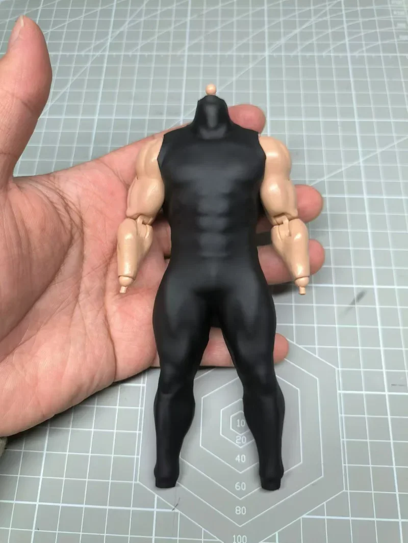 1/12 Scale Black Jumpsuit Model for 6\'\' Adam01 mufftoys