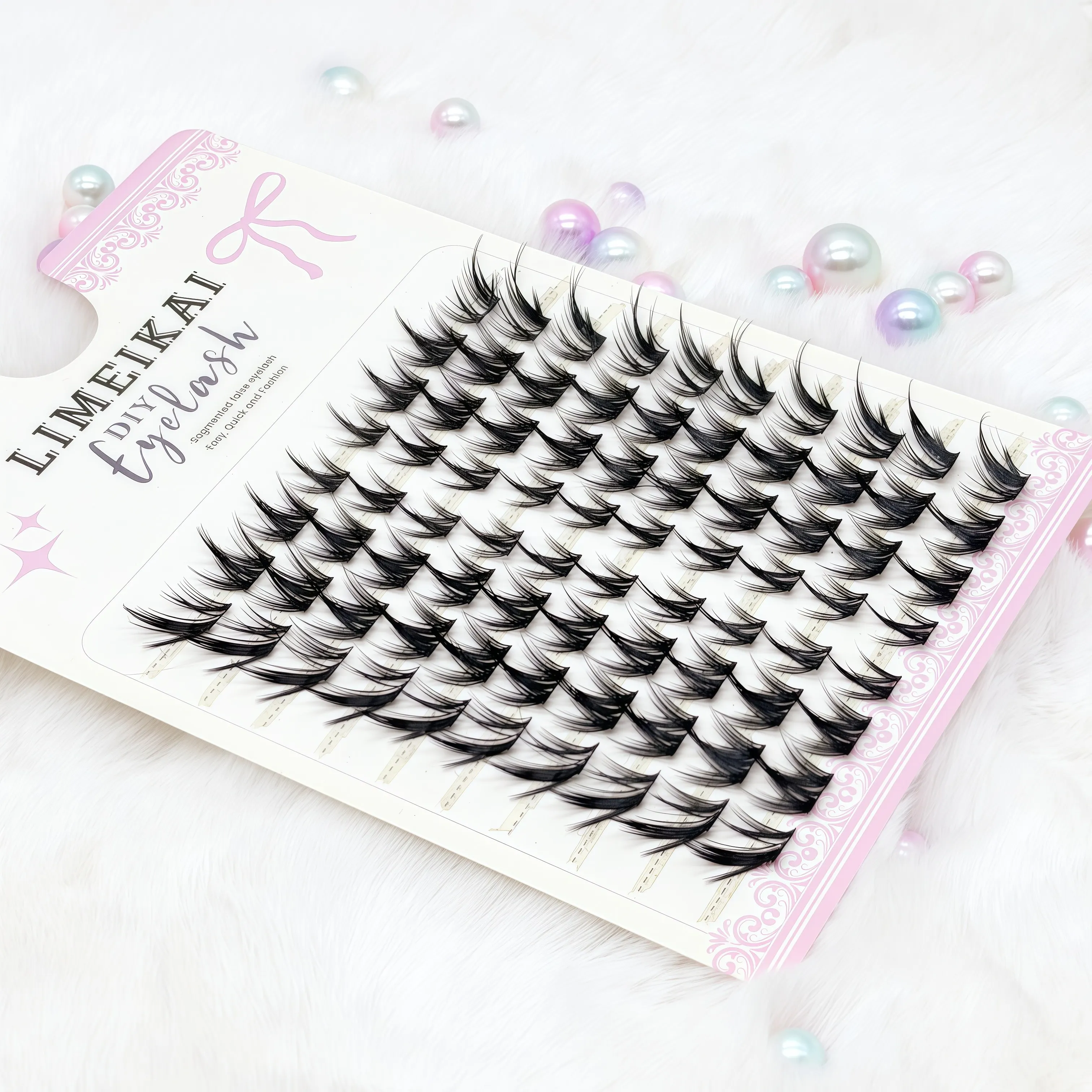 Eyelash Extension Japanese Style - 80 pares de pestañas postizas con