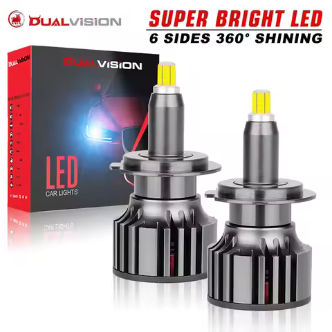 600W 2PCS H7 H11 Led 360 Car Headlight Bulbs H1 HB3 9005 HB4 9006 9012 HIR2 Led H11 H8 6000K White Auto Fog Lamp 12V 3D Chips