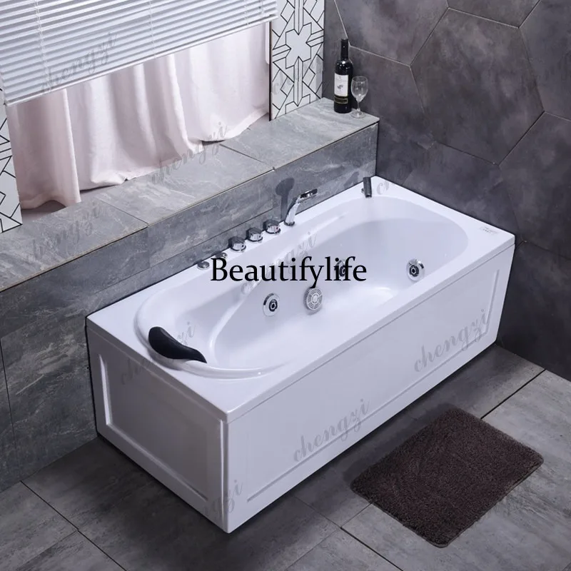 Bath Acrylic Household Thickened Independent Embedded Surf Massage Insulation Bath