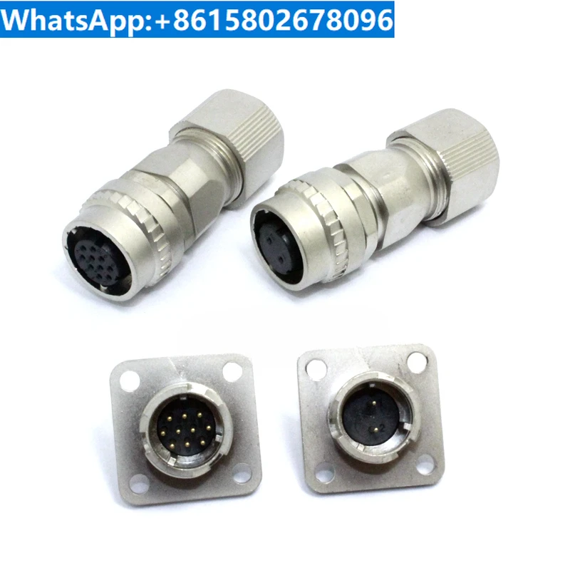 10PCS Servo motor encoder connector replaces DDK CM10-2 core 10 core plug socket