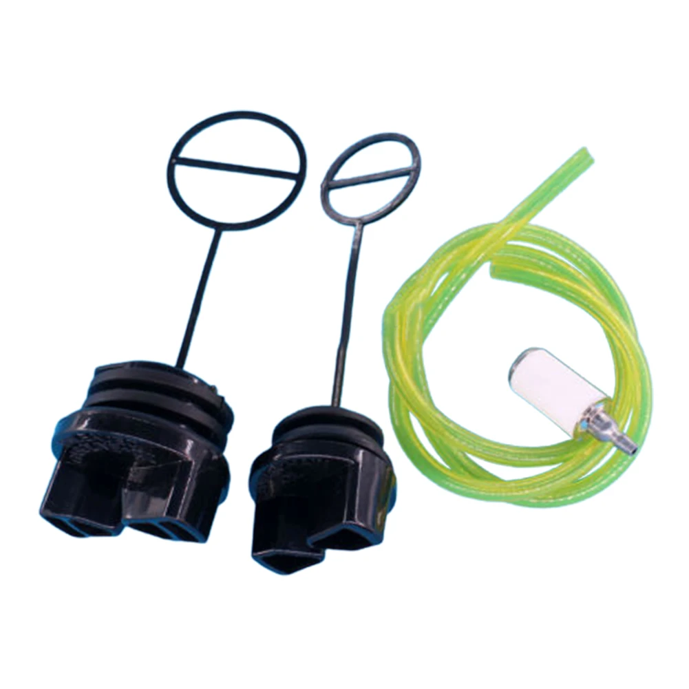 Replacement Oil Cap Set for Poulan Chainsaws 577858501 580940901 530057236 Suitable for Woodshark Wild Thing Series