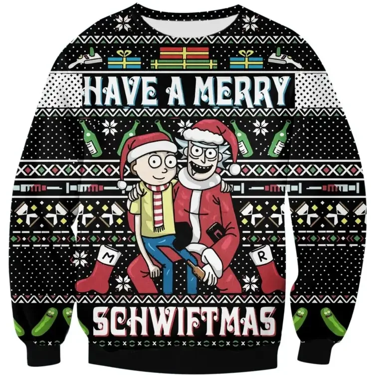 2026 New Christmas Sweater Men's Fashion Hoodie Holiday Gift High Quality Comfortable Design Winter Clothing Sweaters for Men