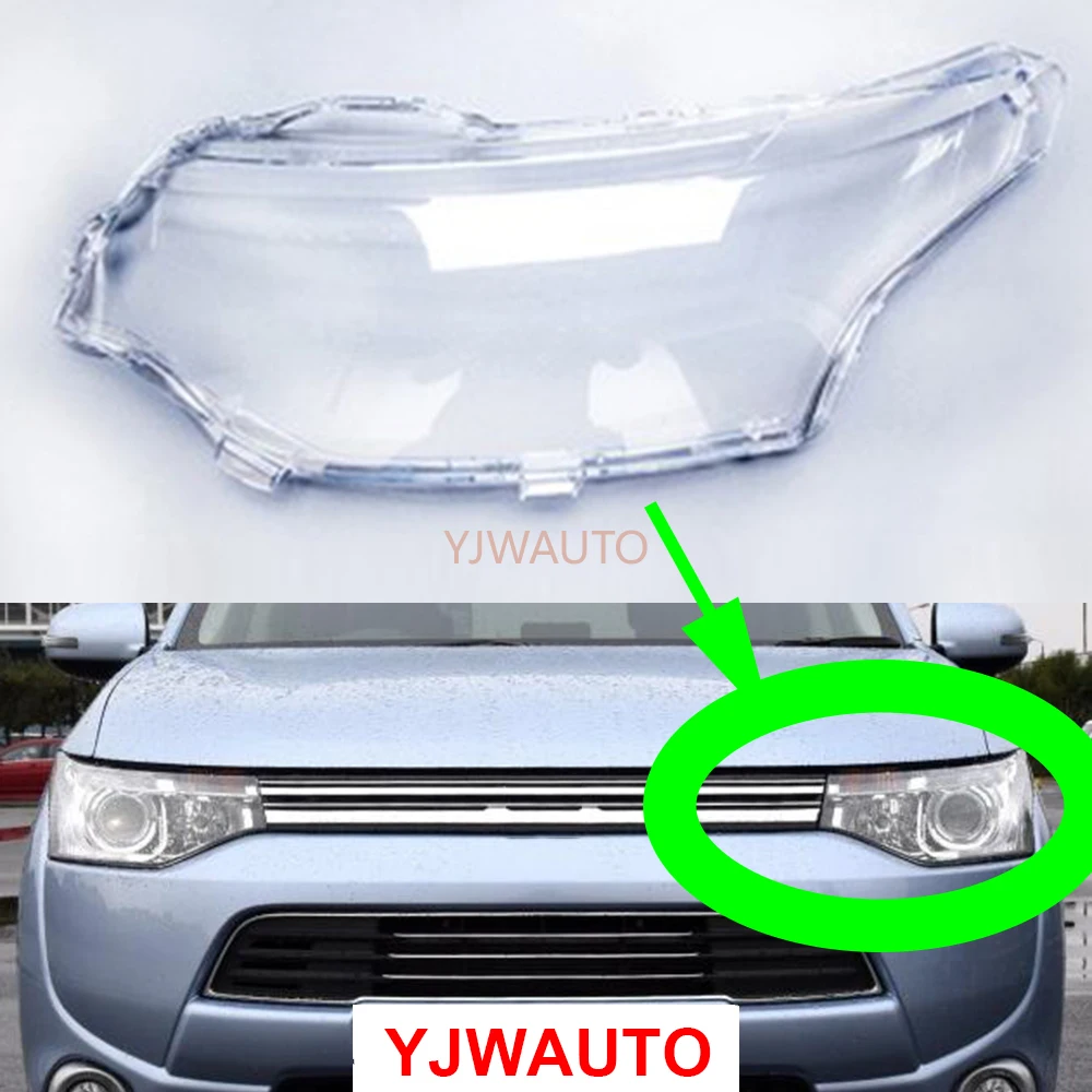 

Headlight Lens For Mitsubishi Outlander 2013~2015 Headlamp Cover Car Light Glass Replacement Front Lamp Auto Shell