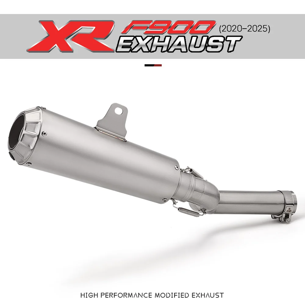 

F900 F900R F900XR Modify Slip On 51MM Line Motorcycle Exhaust Stainless Half Tail Link Pipe Muffler Exhaust Motorcycle