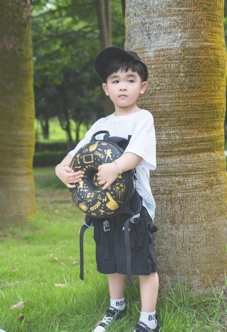 

Children's Backpack Kindergarten Bag Boys' And Girls' Backpack Soccer Ball Cartoon Print Waterproof Lightweight Travel Bags