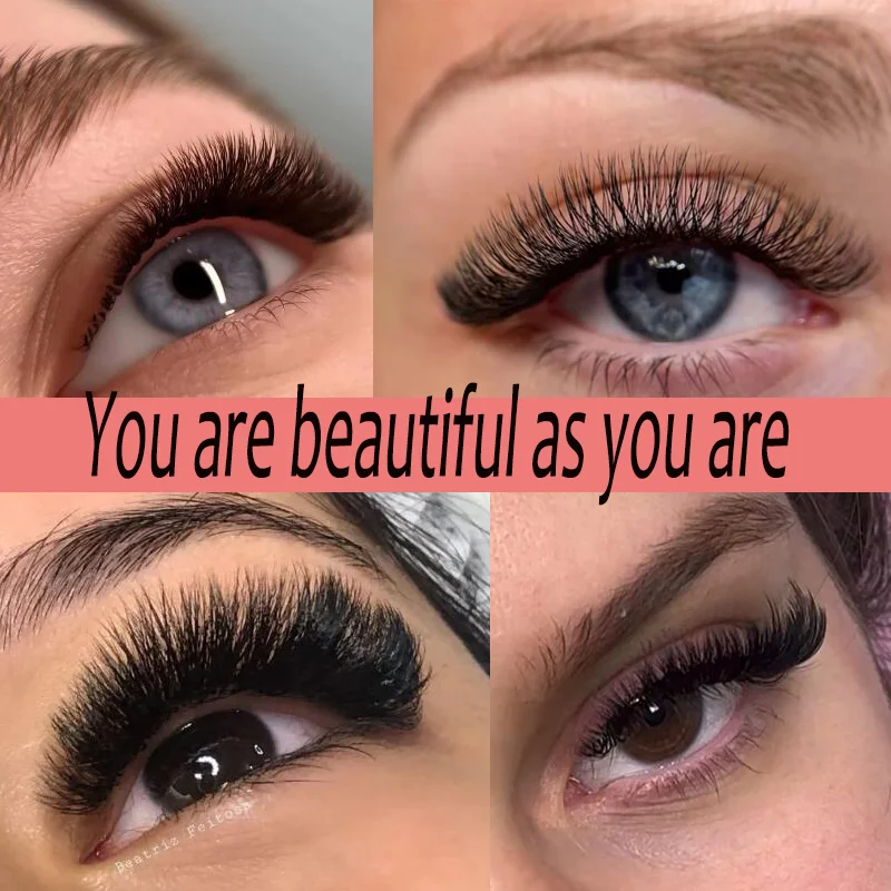 1000 Cluster Thin Pointy Base Premade Lash Sharp Russian Volume Loose Fans Faux Ready Cils Natural Individual False Lashes  Bulk