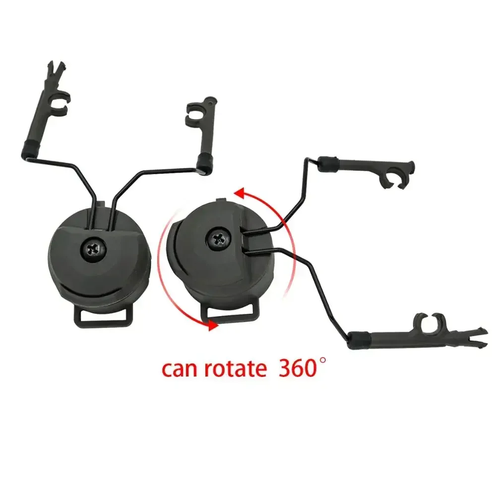 Adaptador de casco COMTA táctico militar, soporte para auriculares ARC Fast Ops Core, adaptador de riel para casco para auriculares tácticos Pelto