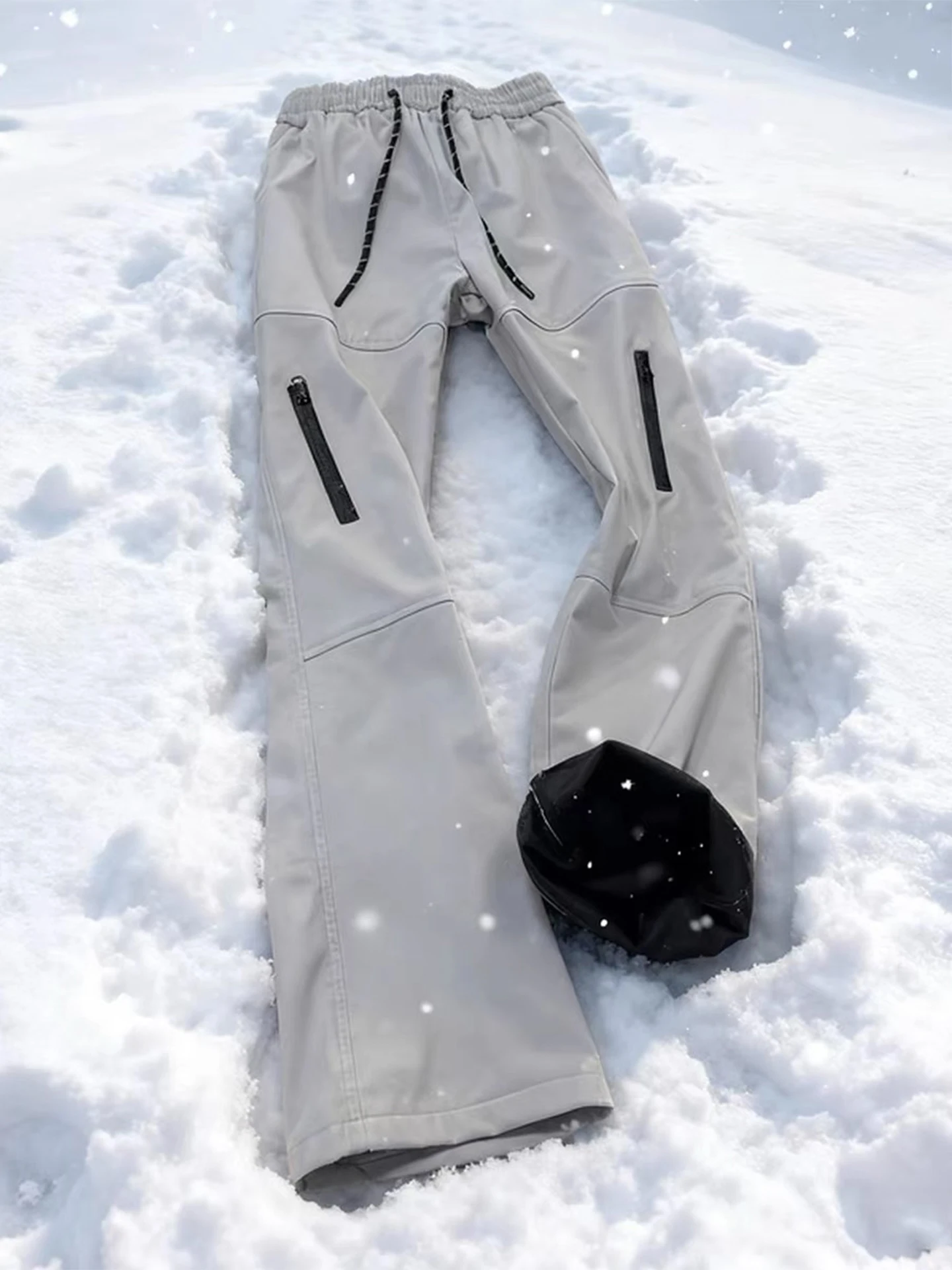 

Мужские повседневные футболонепроницаемые мягкие брюки-карго на подкладке, зимняя уличная рабочая одежда для пешего туризма, альпинизма, катания на лыжах