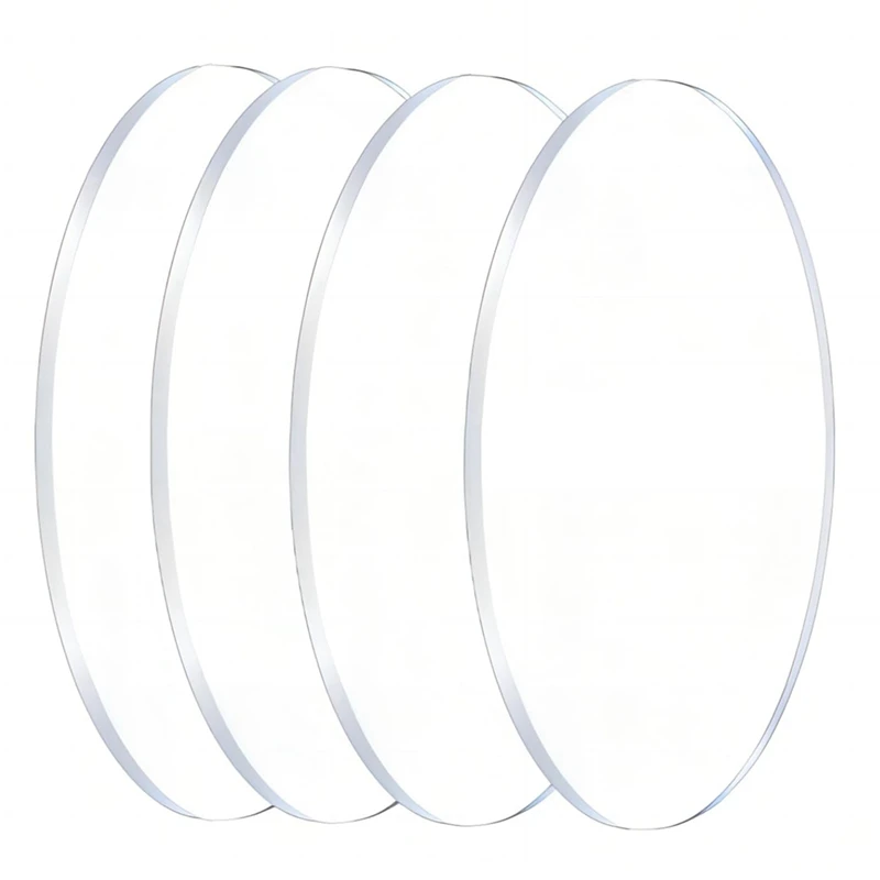 

Clear Round Acrylic Sheets 8 Inch Diameter 1/8Inch Thick Plexiglass Circles For Signs, Printing, Cake Discs, DIY Crafts Durable