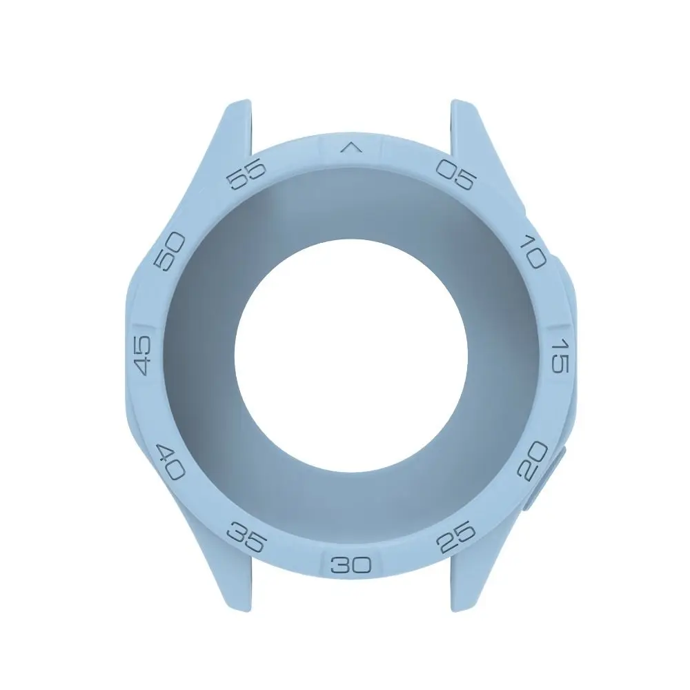 シリコンプロテクターケース 落下防止 カラフルなシェルバンパーフレーム 耐衝撃性 傷つきにくい WATCH GT 4 46 mm用