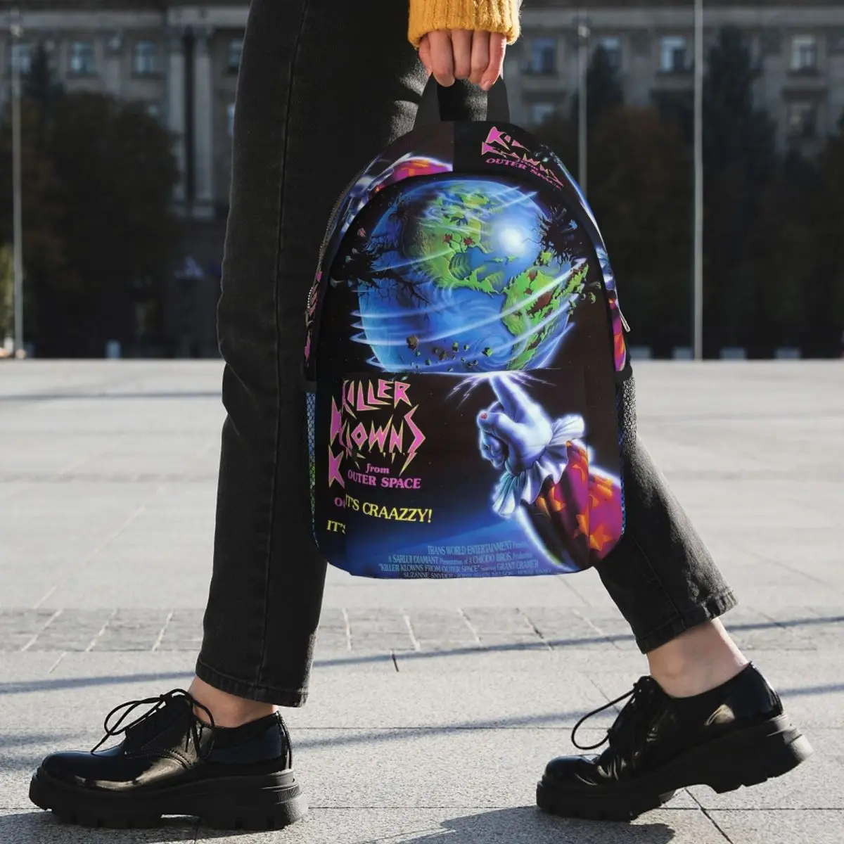 Killer Klowns From Outer Space Backpack Student BookBag Children School Bag Computer Shoulder Bags for Men Women