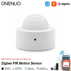 OneNuo-Tuya Zigbee Mini Smart Pir Motion Detector, Human Body Infrared Sensor, Anti Theft, Tuya App Remote Control, Smart Life 10 Main Infrared Sales - №1