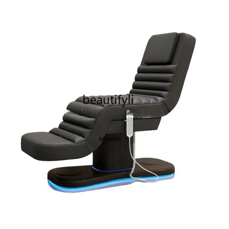 

N Beauty Salon Electric Beauty Bed Multi-Function Lifting Tattoo Embroidery Massage Bed with LED