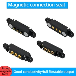 10 Sets Magnetische Pogo Pin Connector 2P 3P Pogopin Mannelijke Vrouwelijke Veerbelaste Dc Power Magnetische Connector Mannelijke En Vrouwelijke Socket