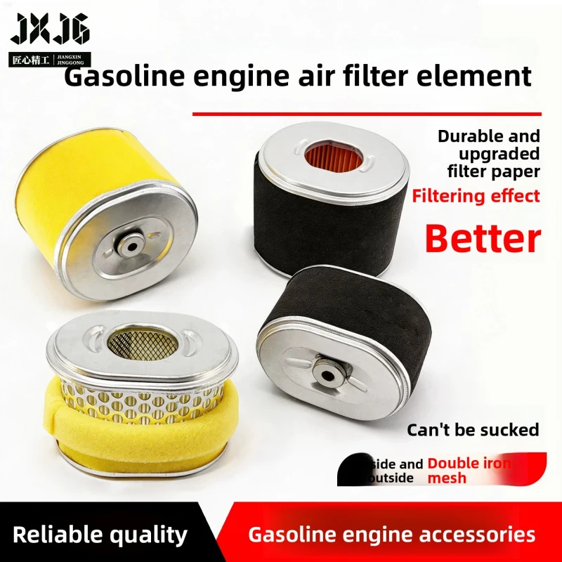 XMSJ For 168F 170F 188F 190F GX160 GX390  Engine Water Pump Sprayer Air Filter Element Replacement Parts