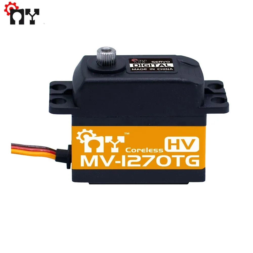 MY Servo MV-1270TG 7.4V 35KG Titanium Gears Coreless Standard Digital Servo Savox 1270TG For Helicopter Rc Tools
