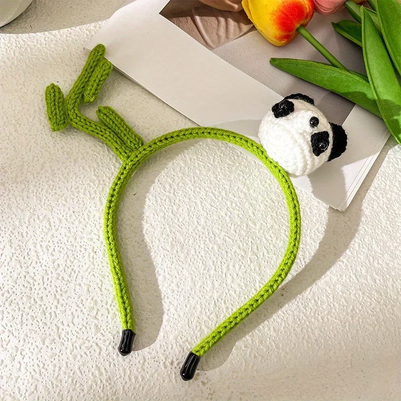 

Animal Ear Headband Panda Design Wide Hoop for Women Facial Skincare Washing Funny Cartoon Hair Accessories