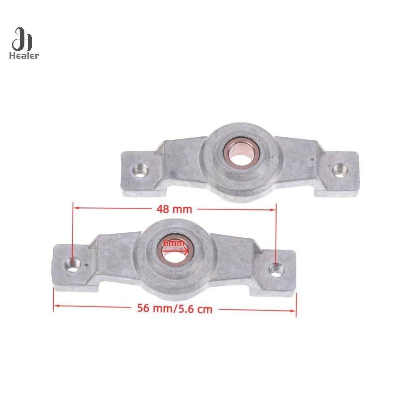 2/4 pezzi staffa motore polo ombreggiato per motori YJ61 con palo coperto supporto blocco albero cuscinetto supporto di fissaggio