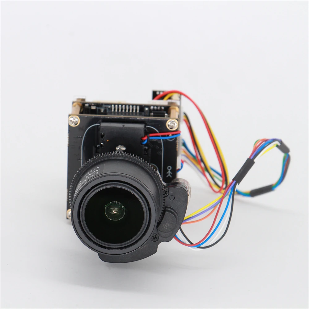 Network Module IMX307 2.7-13.5mm Lens Black Light Starlight Full-color High-definition Network Electric Focus IP Camera Module