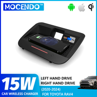 For Toyota Rav4 2020 2021 2022 2023 2024 Car for Qi Wireless Charger Fast Charging Phone Holder Pad Car Modification Interior