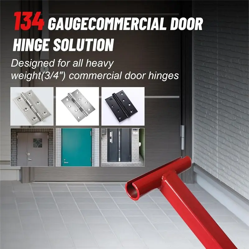 BHTS-Door Hinge Adjustment Tool,Long Handle Hinge Bender Wrench For .134 Gauge Commercial Door Quick And Efficient Solutions A