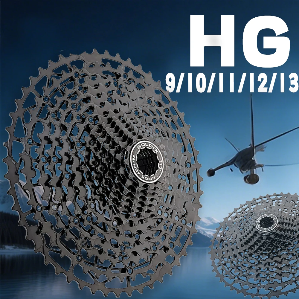 

GOLDIX HG 12-speed Cassette Carbon Steel 9-speed 10-speed 11-speed Sprocket Freewheel 11 42 Cassette Mtb K7 9 10 11 12 Speed