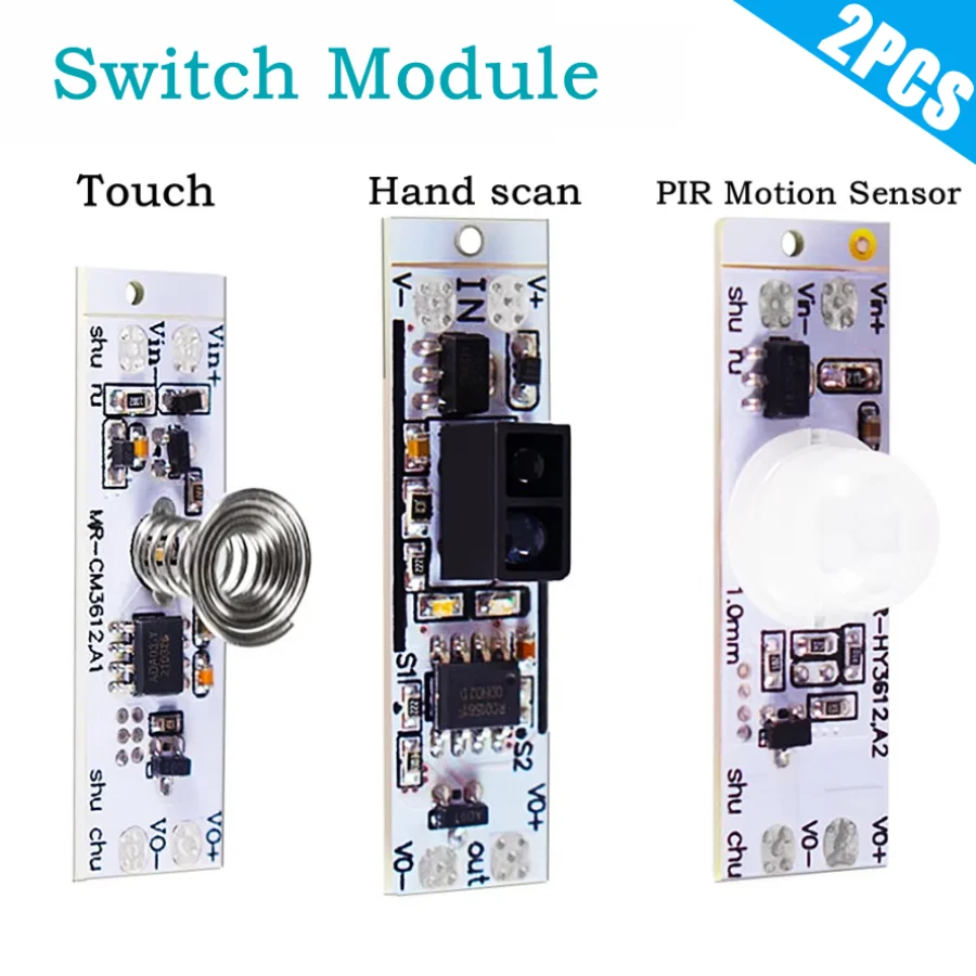 

2 ~ 1 шт. 12 В 24 В PIR датчик движения сенсорный переключатель емкостный модуль светодиодные лампы управления затемнением сканирование развертки ручной датчик сенсорный модуль