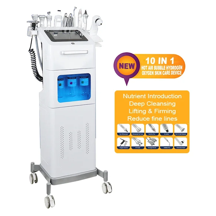 

Professional H2 O2 with test Facial Deep Cleaning Water Peeling Rejuvenation Lifting Microdermabrasion Machine