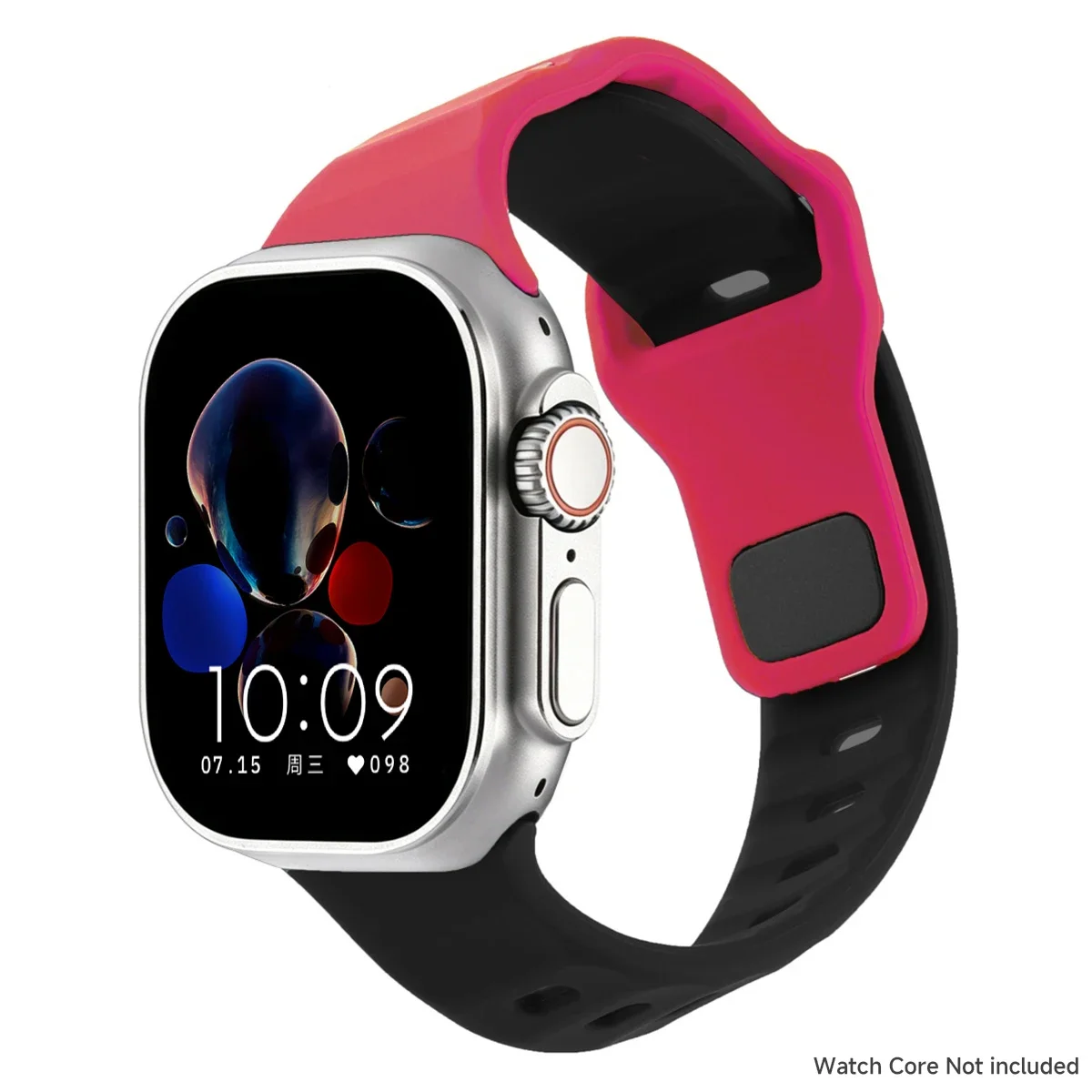 Kreatives Schrägband für Apple Watch 49mm 42 40 44 38 41mm Silikonarmband für iWatch Series 11 10 46mm 9 8 7 6 5 4 SE – Detail 17