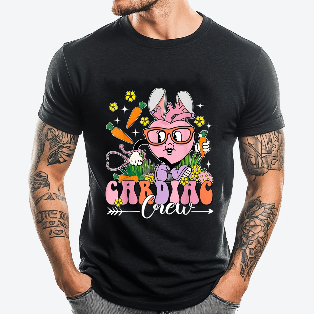 

Cvicu Anatomy Cardiology Nurse Fall Clothes Aesthetic Youth Men Clothes Letter Plus Size Men Clothing Classic T Shirt Man