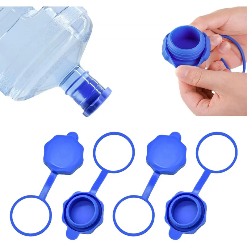 5갤런 주전자, 3개 및 5개 병 4개, 실리콘 재사용 가능 5갤런, 흘림 방지