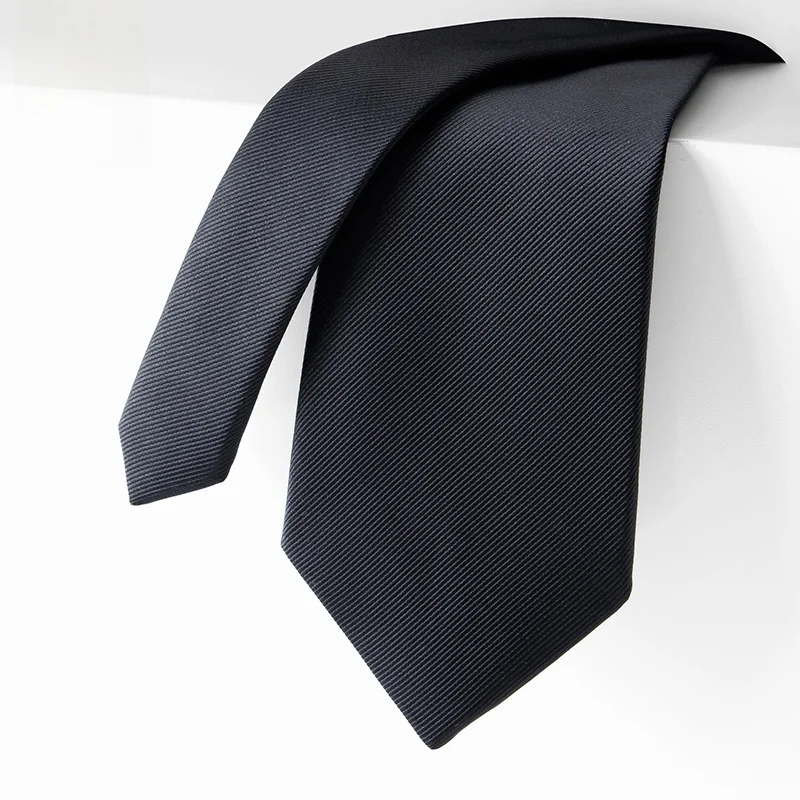Romon Men's Tie Wedding Best Man Casual Formal Work Blue Business Shirt Accessory Black Wide 7cm-12cm  Color Gift Box