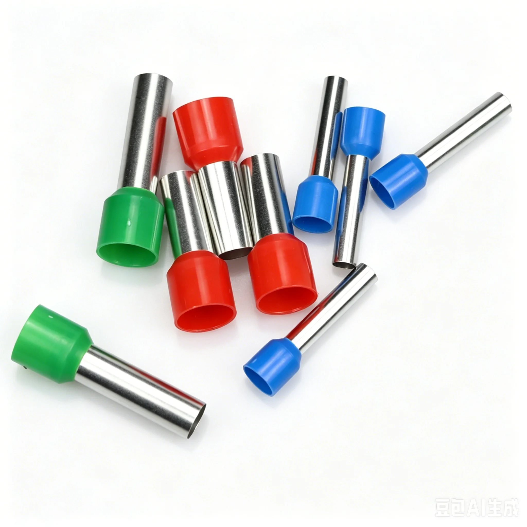 VE E VE2508/2510/2512/2518 2.5mm2 14AWG Electric Wire Insulation Cord End Tube Connection Sleeve Pin Ferrule Lug Crimp Terminal