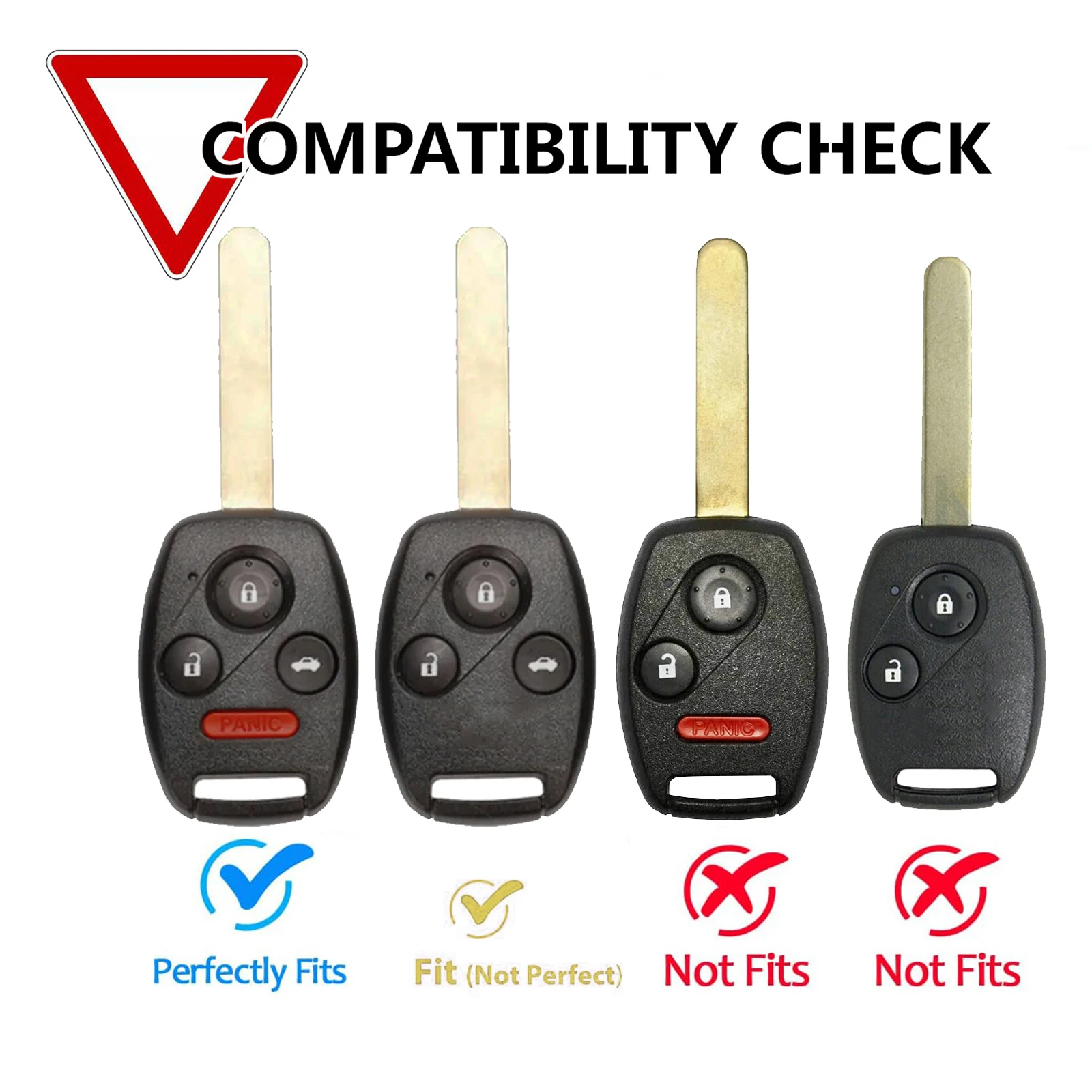 For Honda Civic Accord Pilot Fit Crossfour Odyssey Insight Stream 2004 Remote Silicone 4 Button Key Cover Case Holder Protector