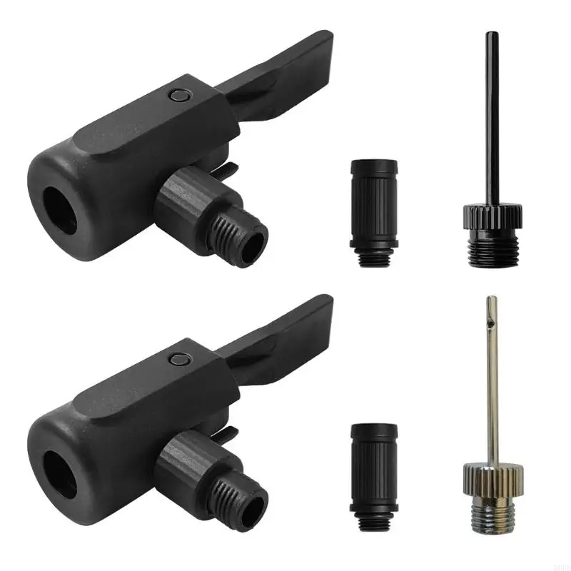 

R6FE 3Pcs Prestas Schrader Valves Adapter, Pump Needle, Bike Tire Valves Pump Adapters, Pump Tool Bike Pump Accessory