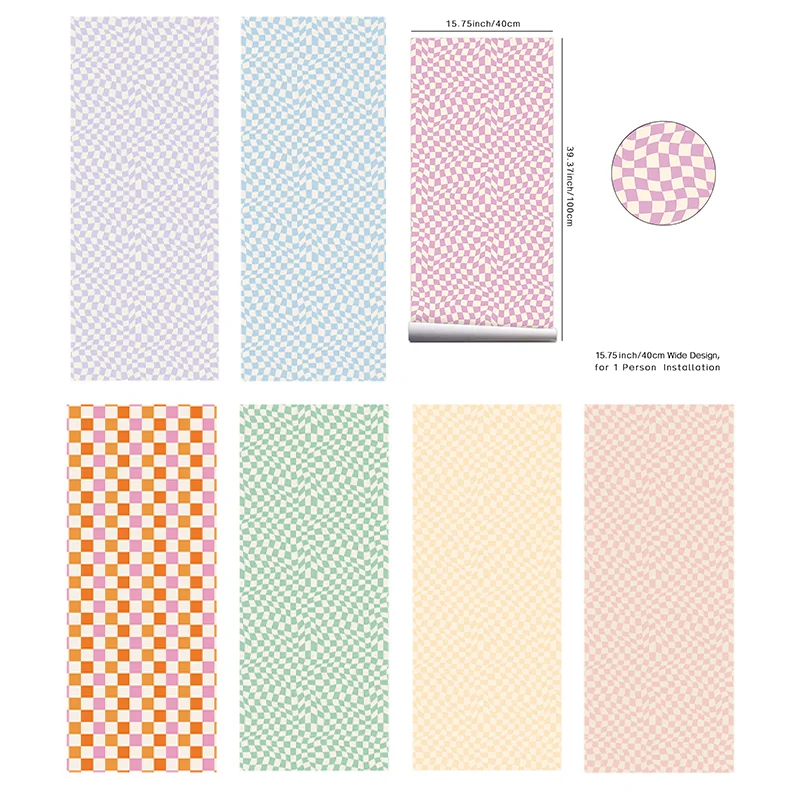 

1Roll Self-adhesive Wallpaper New Y2K Style Home Modification Wallpaper Bedroom Background Decor Mural Wallpaper Home Decoration