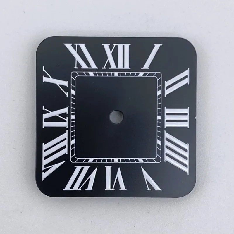 27mm NH35 Dial Matte No Logo Sun Stripe Nail Modified Literally Watch Accessories Suitable for NH35 NH36 Movement NEW DIY