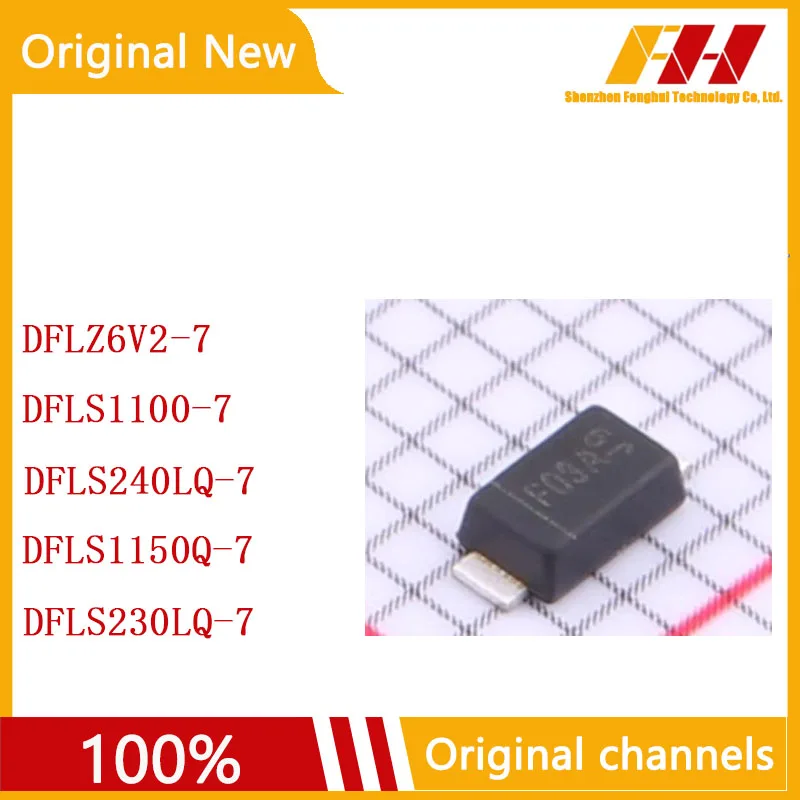 

10 PCS/LOT 100% nuovo e originale SOD-123 DFLS230LQ-7 DFLS1150Q-7 DFLS240LQ-7 DFLZ6V2-7 DFLS1100-7