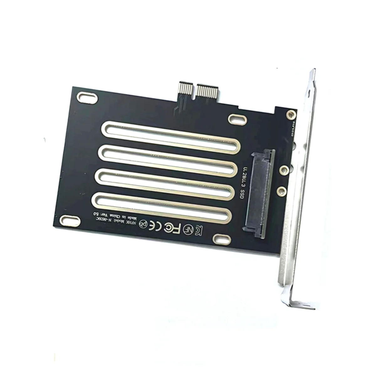 SFF-8639 U.2 U.3 to PCIE 3.0 4.0 X1 Adapter Card Adapter Motherboard Slot PCIEX1 Multi-Function Adapter Module