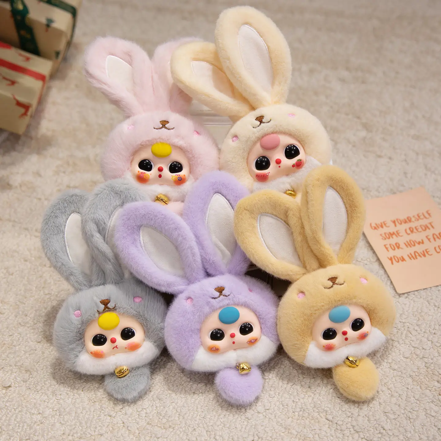 Mini Plush Animal Keychain/Bag Pendant 10 Styles Small Plush Ornaments Birthday Party Decoration Gifts Soft Filling Best Gifts