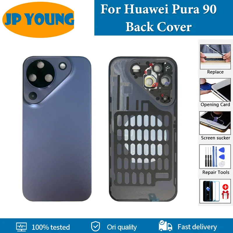 Battery Cover For Huawei Pura 90 Back Cover Replacement Parts Rear Door Housing Case For Huawei Pura90 KEE-AL00 Back Cover