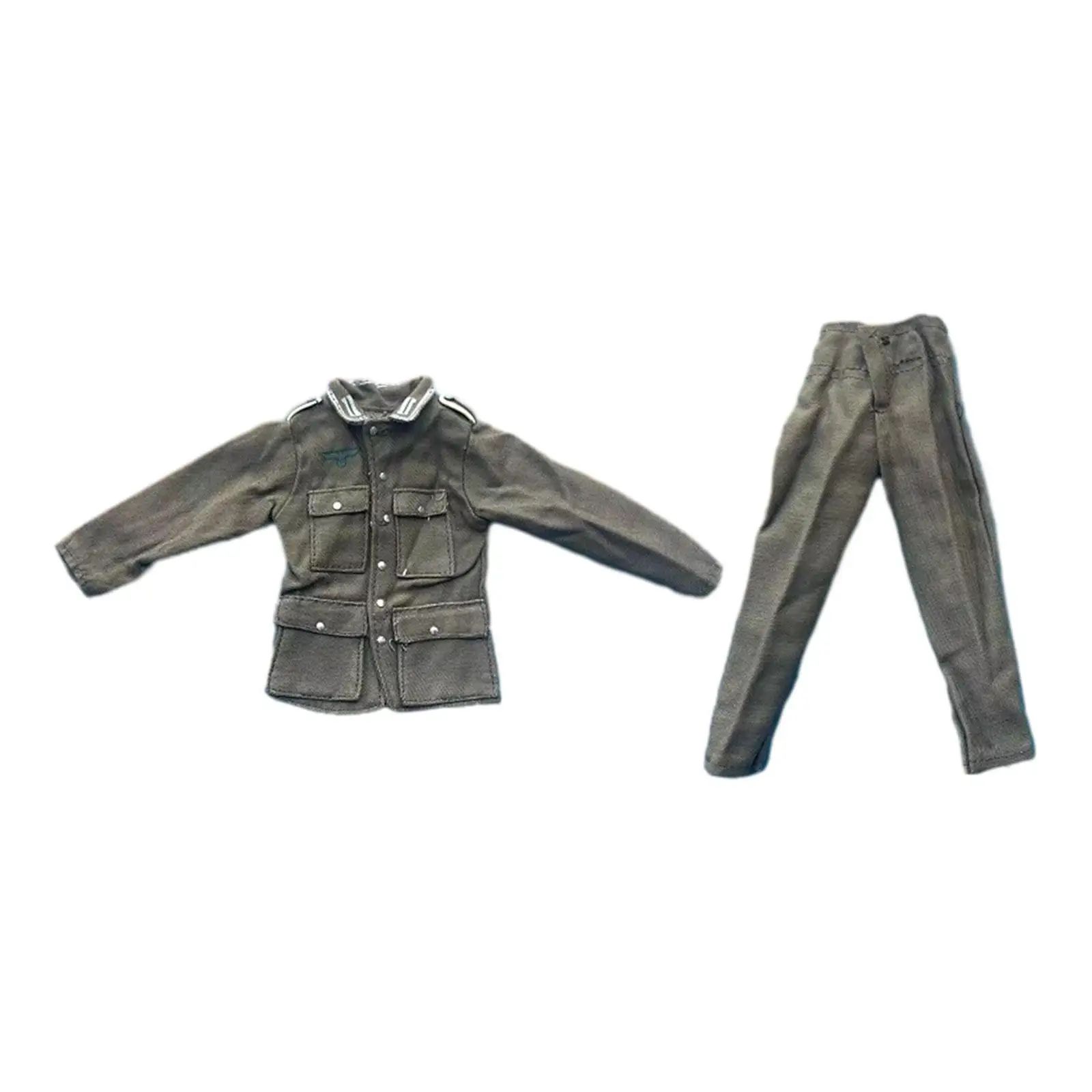 Veste et pantalon faits à la main pour figurine masculine, uniforme d'entraînement complet, tenue pour 12 figurines en effet, accessoire, beurre, échelle 1/6