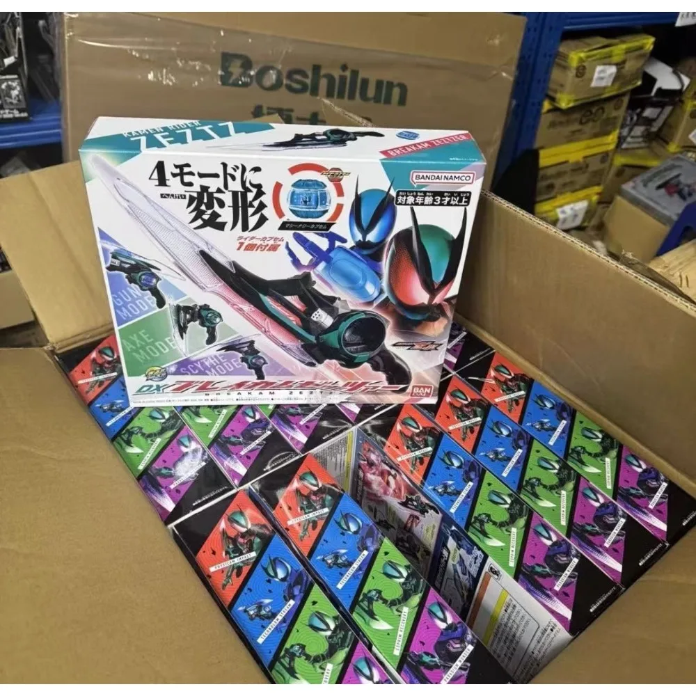 

Оригинальные фигурки BANDAI Kamen Rider Zeztz DX Breakam Zeztzer, коллекционные модели аниме-персонажей, игрушки в наличии