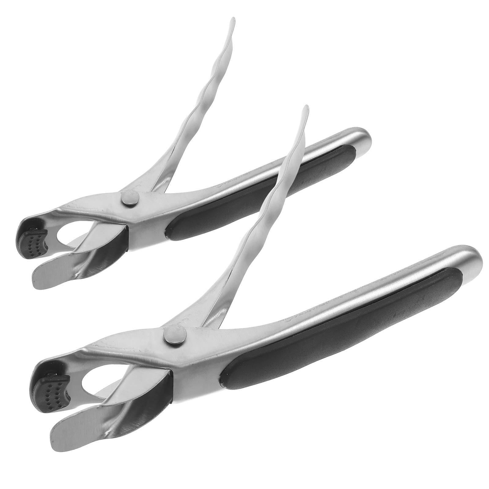 

2Pcs Anti-scald Stainless Steel Hot Dishes Tong Bowl Gripper Steamer Plate Kitchen Bowl Gripper Tool Long Time Use