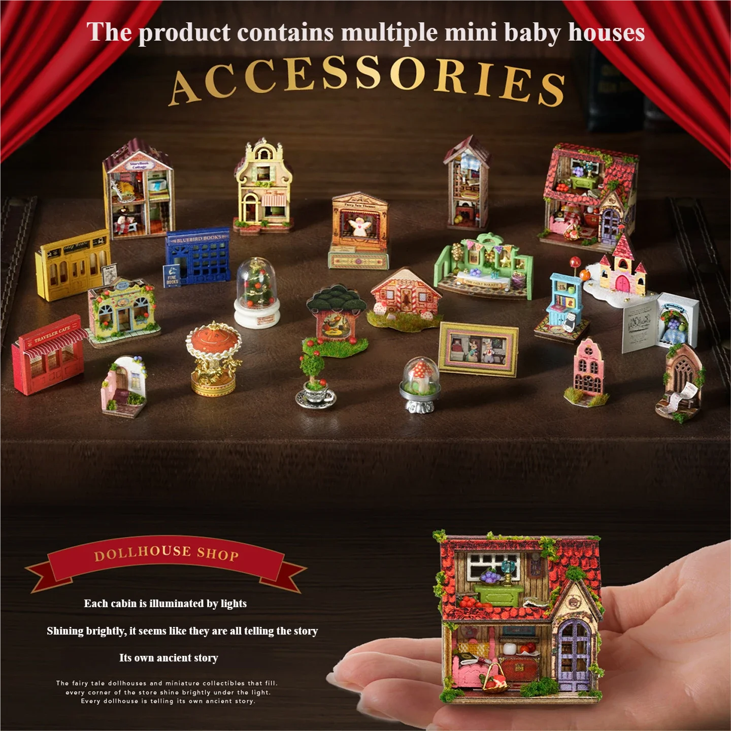 منزل صغير ذكي متعة البيت DIY منزل صغير خرافة المملكة منزل نادر الذكرى السنوية الخامسة عشر مجموعة خاصة تحرير تذكارية #2