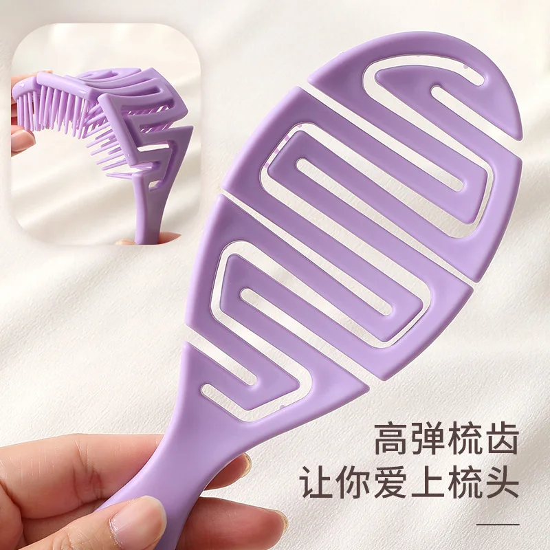 Hair Brush Massage Hair Comb Female Airbag Air Cushion Scalp Massage Comb Fast Blow Drying Detangling Tool Wet Dry Curly Hair